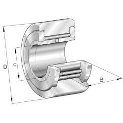 Vikšro ritininis guolis NATV20