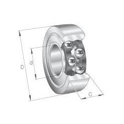 Vikšro ritininis guolis LR50012RS