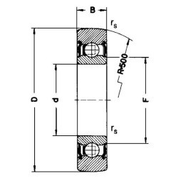 Ritininis guolis SKF 7500361202R