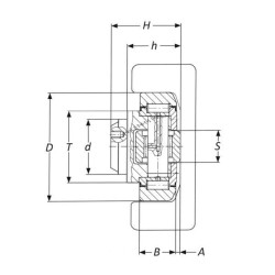 Kombinuotas guolis CR4055L