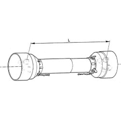 Apsauginis gaubtas pilnas T20 2200mm 142220220