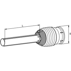 PTO vidinė pusės apsauga Ø214, ilgis: 1000 mm Walterscheid PG201000I8628603