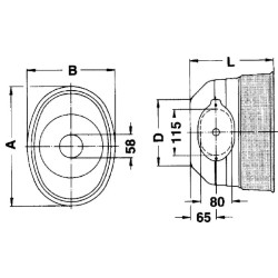 Apsauginis kūgis + guminis apykaklė 827600