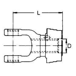 Jungtis, greito atjungimo, 1-3/8"-6 grioveliai, W2100/W100E Walterscheid 108330