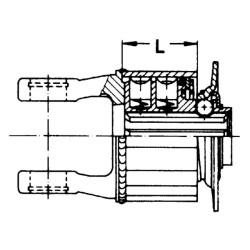 Radialinė kaiščio sankaba K32B 552000350