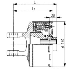 Frikcinė sankaba K96 561005085