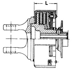 Frikcinė sankaba K92/4 W2400 105daNm 5624616105