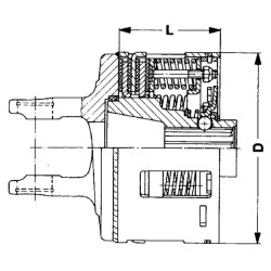 Frikcinė sankaba K96/4/W2500 5614151210