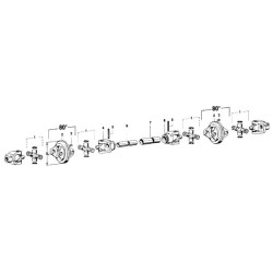 Jungas, dvigubas, 32 mm, W2580 Walterscheid 364105