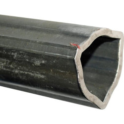 Trikampis profilio vamzdis T50/T60 Ø į vidų: 36,6 Ø iš išorės: 45x4,2 mm I: 2,8 m Kampas 191150100