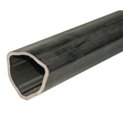 Trikampis profilio vamzdis T60/T70 Ø į vidų: 46 Ø iš išorės: 54x4mm Ilgis: 2,8m Kampas 191160200