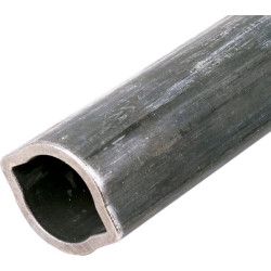 Profilinis vamzdis grūdintas citrinų spalvos 1bH Ø įėjimas: 40 Ø išorė: 49x39,5x4,5 mm I: 1 m Walterscheid 7525651000