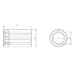 Spining stebulė 80L 1.3/4-6 6740123
