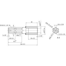 Reduktorius Ø30 - 1.3/8-6 671007KR
