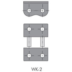 Jungtis su spaustuku WK-2 RS16B1SWK2