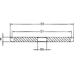 Grandinė „Placewheel Simplex“, 25 dantų, 1 colio, 16 B-1, Kramp PW125