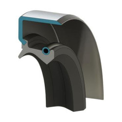 Alyvos sandariklis 25x40x8mm, tipas: BC, DIN 3760, 1x Kramp 25408BCP001