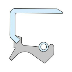 Alyvos sandariklis 25x40x8mm, tipas: BC, DIN 3760, 1x Kramp 25408BCP001