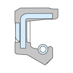 Alyvos sandariklis 55x75x10mm, tipas: CB, DIN 3760, 1x Kramp 557510CBP001
