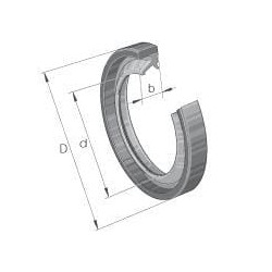 Alyvos sandariklis 20x28x4mm, tipas: SD INA/FAG SD20X28X4A