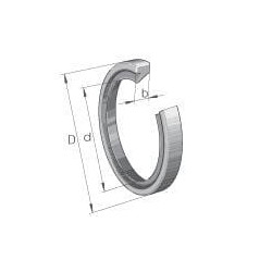 Alyvos sandariklis 6x10x2mm, tipas: GR Kramp GR6102