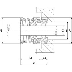 Mechaninis sandariklis MS114025KR