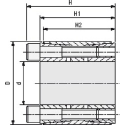 4 elementų „Sit-lock“ 55/85 CAL4F5585