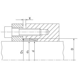 Fiksavimo elementas RFN800614X18