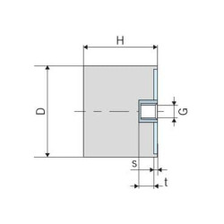 Vibracijos slopintuvas E TIPAS 7525E55