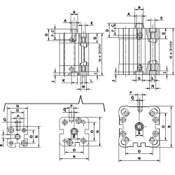 Kompaktiškas cilindras CCND3250MI