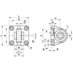 Pasukamas flanšas SFS100