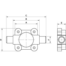 Trunnion flanšas TF40PN