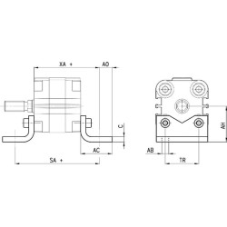 Kojinis tvirtinimas B3140