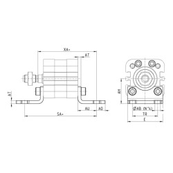 Kojinis tvirtinimas B4150