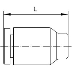 Įspaudžiama jungtis PC10P