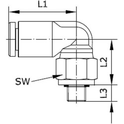 Įspaudžiama jungtis MEC418P