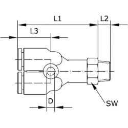 Įspaudžiama jungtis YCRMT1012P