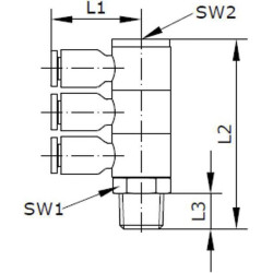 Įspaudžiama jungtis BC3S814P