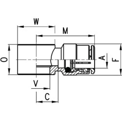 Bandža 6610 10 - 1/4" 66101014