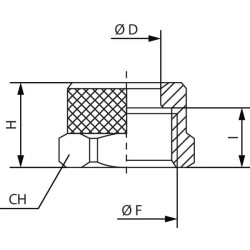 Užspaudžiama veržlė NUTPO12