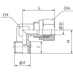 Alkūnės jungties užspaudimo žiedas ECCRT614