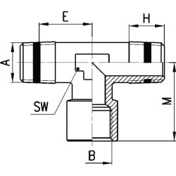 Trišakis jungiamasis elementas S20901414