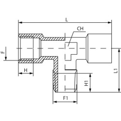 T formos jungtis TCFMF38