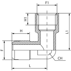 Kampinė jungtis EMF34