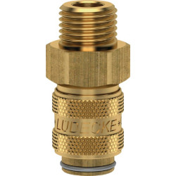 Q-Rel jungtis su 1/8" BSP išoriniu sriegiu ESM18A