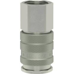 Q-Rel jungtis su 1/4" BSP vidiniu sriegiu / išoriniu sriegiu ESIG14I