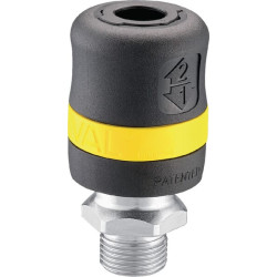 Greito atjungimo apsauginė jungtis 1/2 colio BSP išorinis sriegis ASG061153