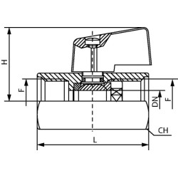Mini rutulinis vožtuvas MBV18I