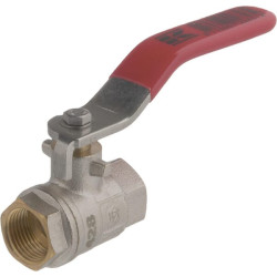 Rutulinis vožtuvas BSP 2x vidinis 3/8" + nerūdijančio plieno rankena KS38FKR