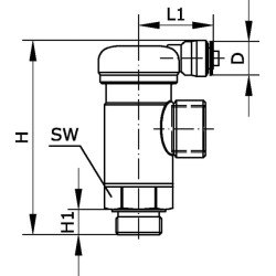 Atbulinis vožtuvas PNRV184